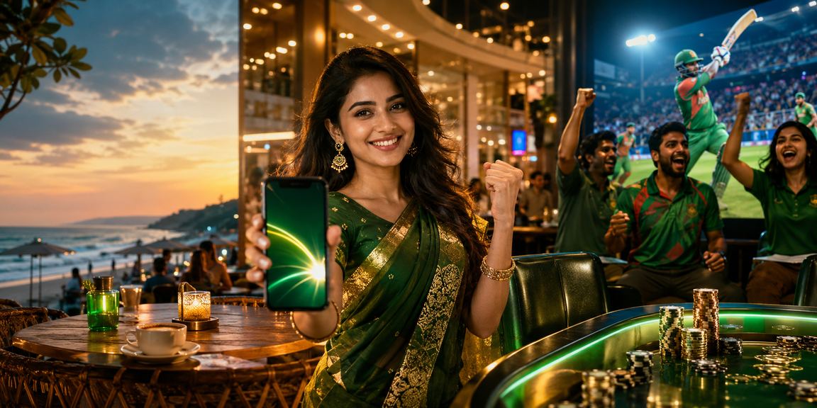 কক্সবাজার সমুদ্র সৈকতে bdwin ক্রিকেট বেটিং উপভোগ করছেন একজন ব্যবহারকারী